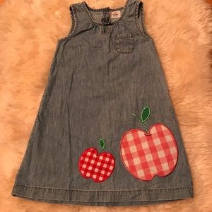 Mini Boden girls jean dress sz 9-10